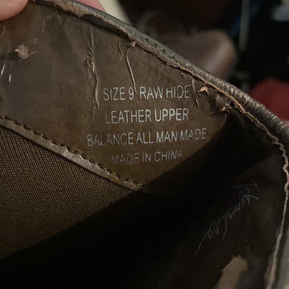 Size 9 Raw Hide Boots - Picture 5 of 5